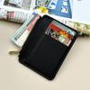Large Capacity Ultra Thin Card Bag Creative Zipper Multi Slot Wallet for Students Travelers Professionals