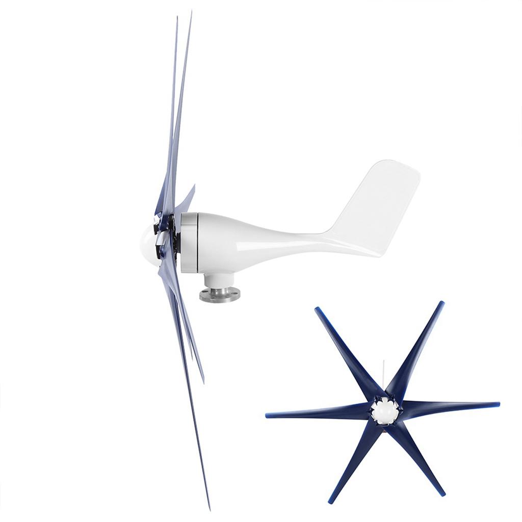 Professional Wind Turbines Small Windmill Generator 6 Blade Industrial Machinery Machine 800W