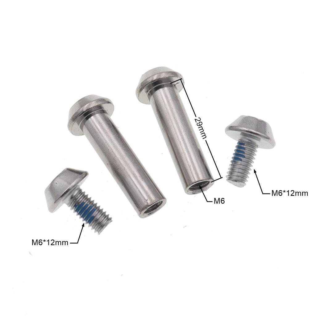 M8x28mm/29mm M6x10mm/12mm 304 Hexagon Socket Lock Screw Rrivet for Electric Scooter Off-road Motorcycle Bicycle Rear Suspension