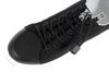 Mozu Waterproof Rain 4cm Stretch Elastic Size 23cm Women's Low-Top Sneakers, Waterproof, Non-Slip Sole, Laces, Black,