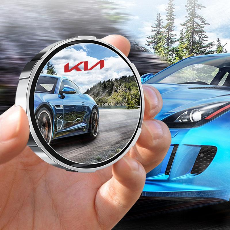 360 Degree Adjustable Blind Spot Mirror Car Auxiliary Rearview Convex Mirror Wide Angle Mirrors for KIA Rio Ceed Sportage Cerato Soul Sorento K2 Flip