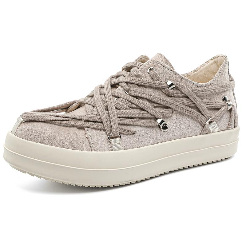 Personality Casual Shoes Suede Leather Sneakers Classic Men's Skateboard Footwear New Trendy Male Tenis Masculino Walking Shoes