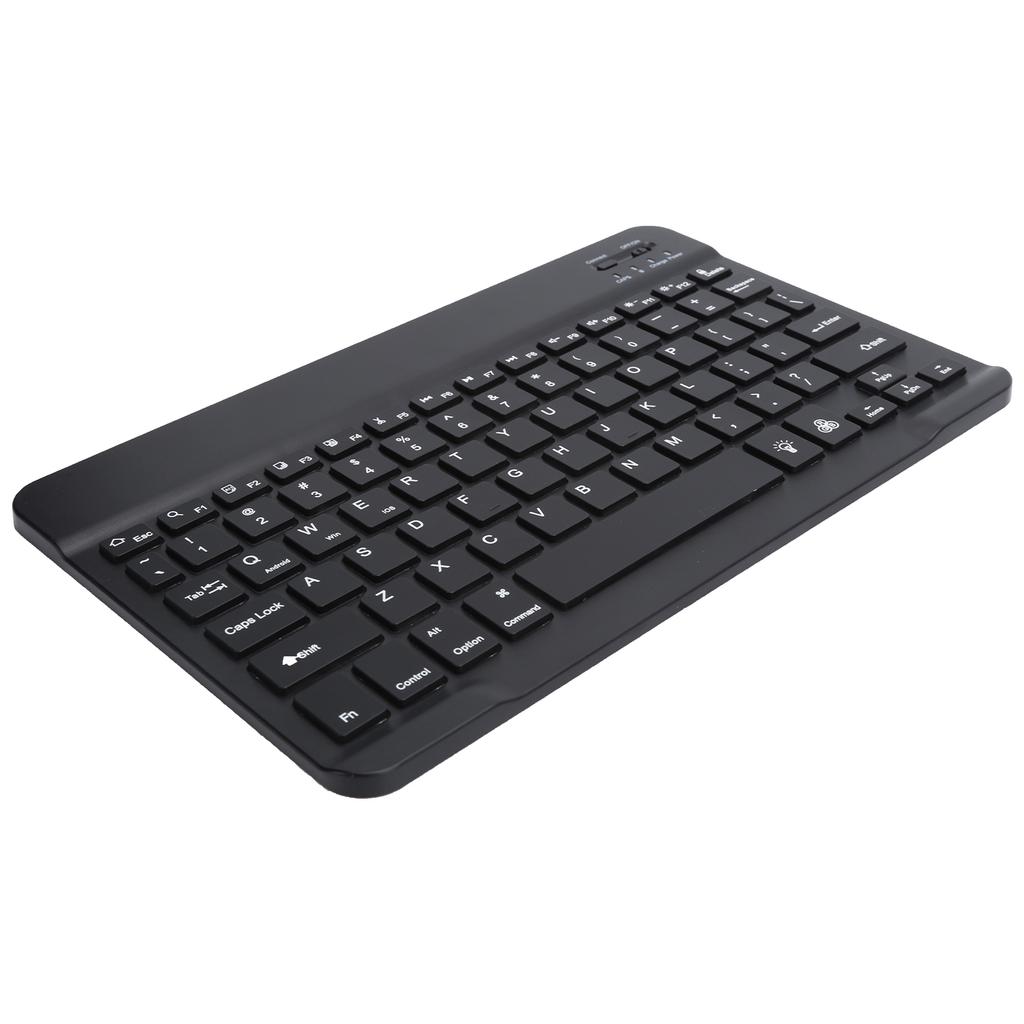 Bluetooth Keyboard UltraThin Colorful Backlit USB Chargeable Wireless for Smart Phones Tablets