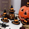 6 PCS New Non-woven Halloween Witch Hat Small Craft DIY Decorations Halloween Party Hats Hat Pumpkin