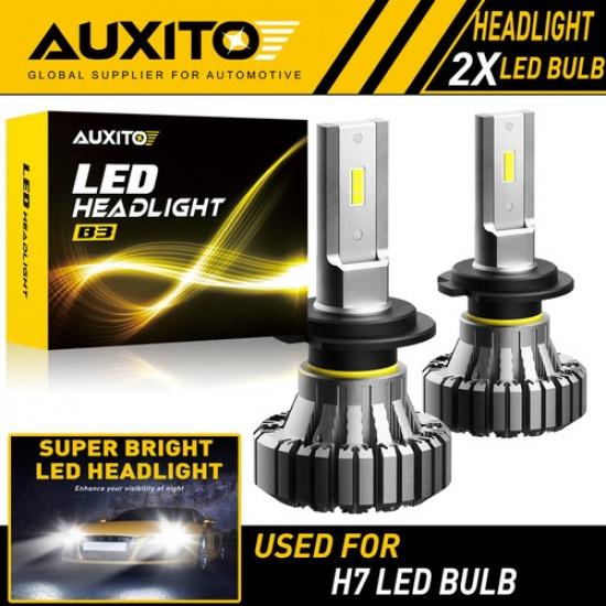

2x H7 Bright White 6500K LED High/Low Beam Headlight Bulbs Conversion B3