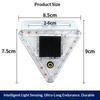 Solar-Powered Triangle Led Warning Light Car Night Safety Flashing Led Light Car Warning Lamp Anti-Collision Wide Tail Light