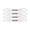 AQS3   Transparent Door Edge Protector Stickers Anti Collision Strips For Nissan Nismo Note Armada Pulsar Pathfinder X-Trail Qashqai
