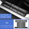 Car door sill strip anti-step leather protector for Morris Garage MG ZS 5 7 6 Cyberster MG4 EV ES5 HS ONE GT GS
