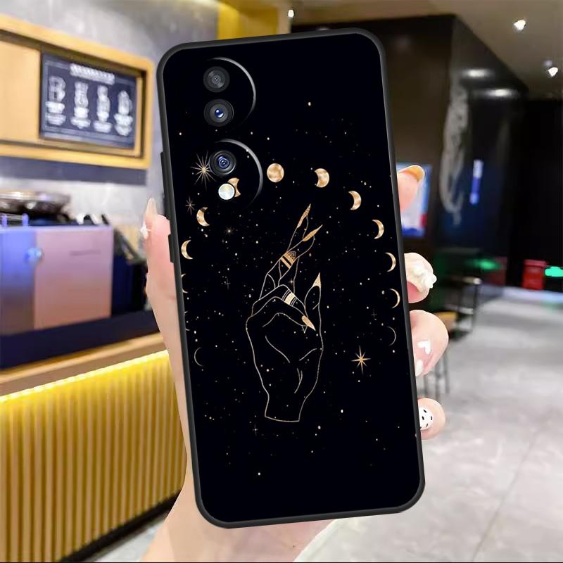 Fortune Telling Moon Stars Hands Art For Honor Magic 7 Lite 5 6 8 Pro Case For Honor Win RT X9c X9a X9b X8b X8c 200 400 50 70 90