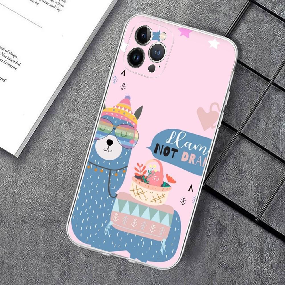 Lama Llama Alpacas Phone Case For IPhone 14 11 12 13 Mini Pro XS Max Cover 6 7 8 Plus X XR SE 2020 Funda Shell