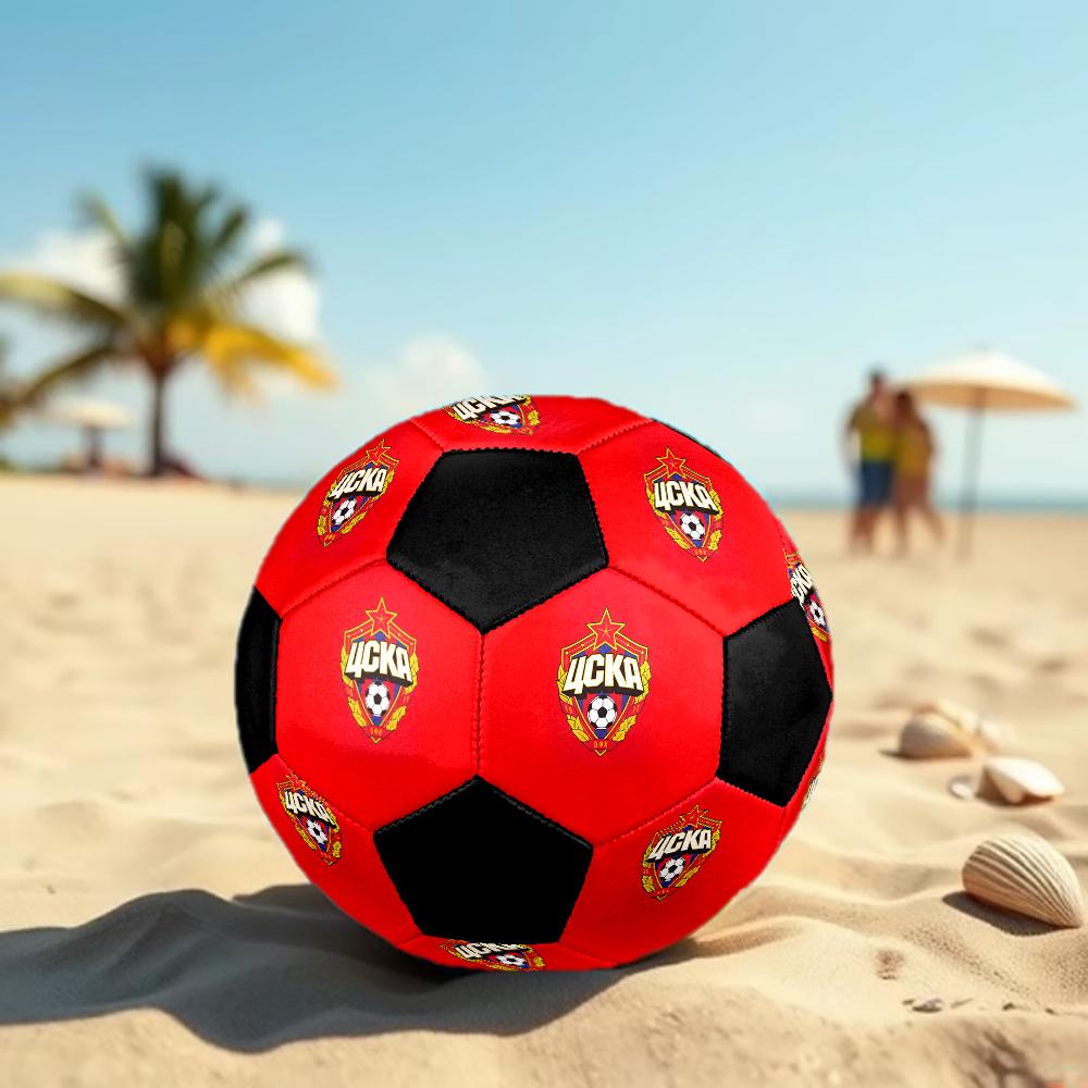 SIZE 5 PFC CSKA Moscow Soccer Ball Colorful All Ages Machine Stitched PVC Competition Ready Durable High-Bounce