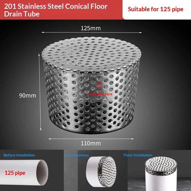Rooftop Floor Drain Cover Anti Rodent Anti Blocking Outer Filter Screen 1Pcs Weather Resistant for Outdoor Drainage