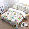 Happy Birthday Cupcake Set Bedding Duvet Cover Set Duvet Cover Pillowcases (1 * Duvet Cover 2 * Pillowcases, without duvet insert)