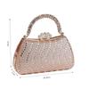 Luxury Diamond Embedded Evening Bag Fashionable Design Elegant Style Chain Purse Small Size Clutch Bag Formal Gathering