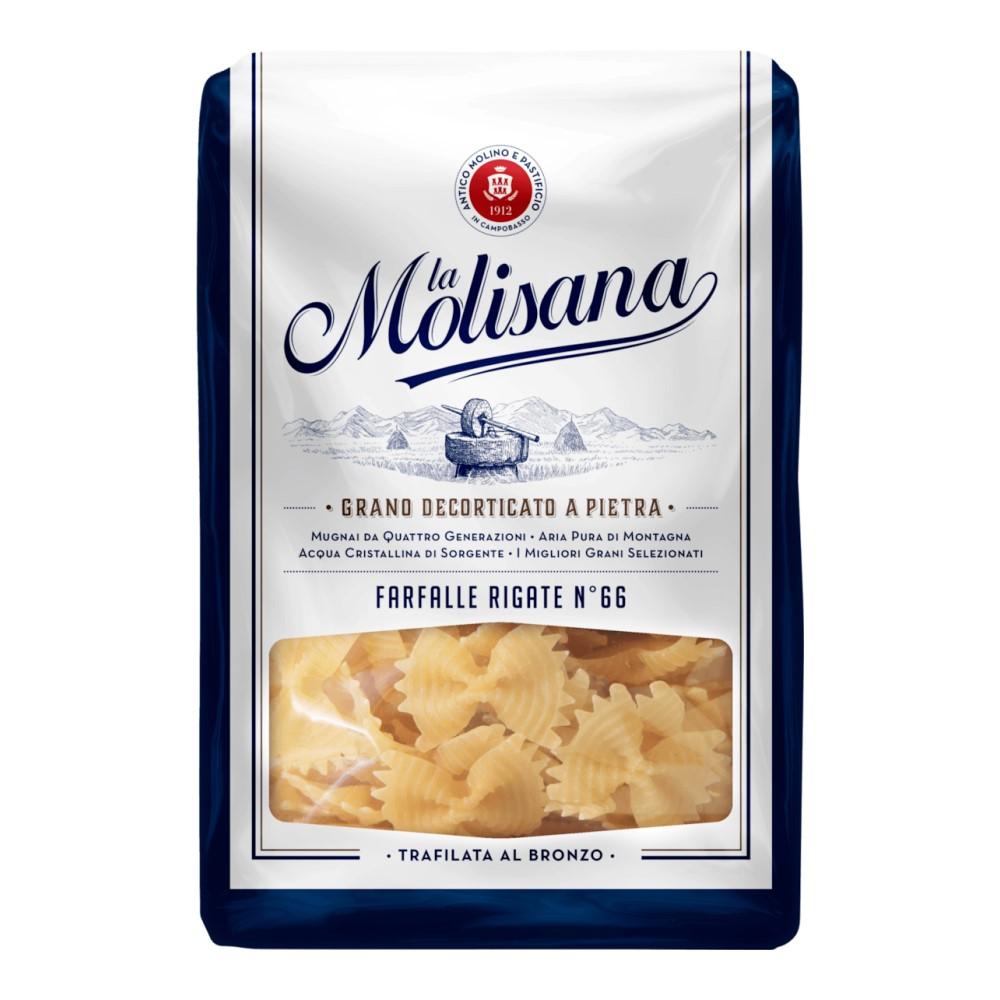 Italian La Molisana Farfalle Rigate No. 66 500G