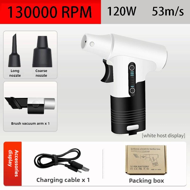 130000 об/мин многофункциональный всасывающий и нагнетательный вентилятор перезаряжаемый кемпинговый мощный турбовентилятор уличный небольшой ручной вентилятор
