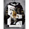 3D Digital Printed Dinosaur Encyclopedia Pattern Hoodie, Fashionable and Trendy Casual Children's Clothing