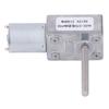 DC Worm Gear Motor M6 X 50mm Aluminum Alloy Brass Reversible DC Reduction Motor for Window Opener