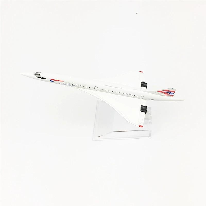 Replica Alloy Model 16cm Concorde Air British 1:400 Scale Metal Aircraft Diecast Model Aviation Plane Collectible Toys For Gift