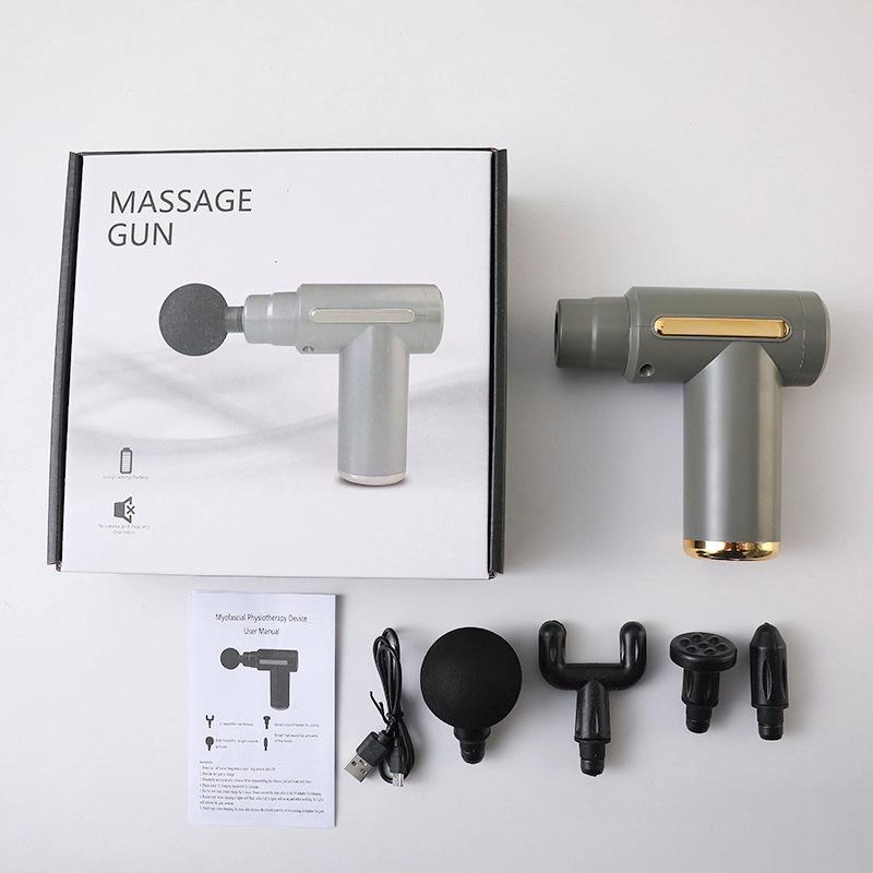 Mini Elektrisk Massasjepistol for Muskelavslapning og Nakkespenningslindring