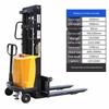 Jūn Lún Semi-Electric Pallet Stacker CN Plug (adapter Included)