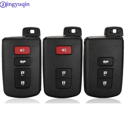 Jingyuqin Fernbedienung 3/4 Tasten Autoschlüssel Gehäuse Schale Für Toyota Camry Corolla Avalon Rav4 Land Cruiser Smart Key