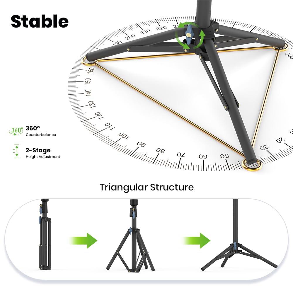 Scalable Tripod For Starlink Mini Metal Bracket Set With Adapter Portable Tripod Outdoor Mounting Kit For Starlink Mini Dish