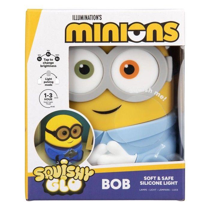 Lampe - PALADONE PRODUCTS - Minions - Squishy Glo Bob 15 cm - Jaune - LED - Enfant