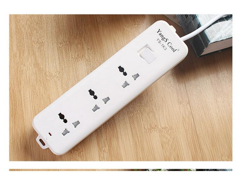 Multi-Standard Power Strip with USB: EU, US, DE, UK, Thai Compatibility