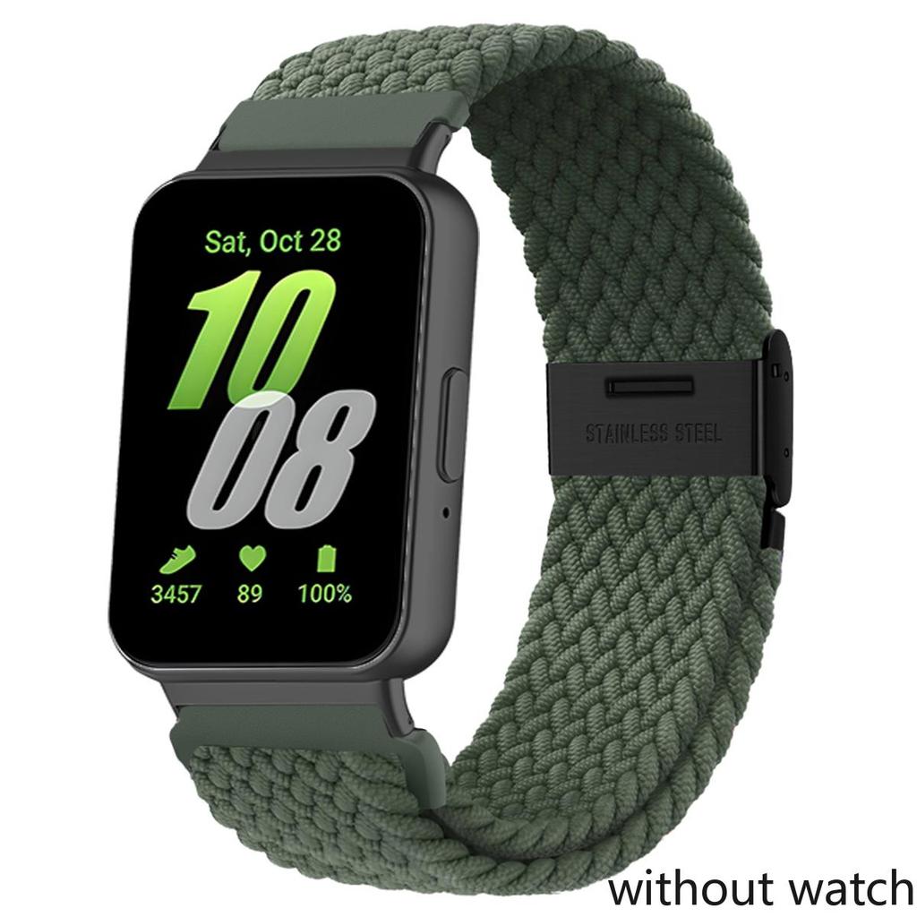 Braided Bands for Samsung Galaxy Fit 3 Sports Strap Adjustable Replacement Correa Nylon Bracelet for Samsung Galaxy Fit3 Band