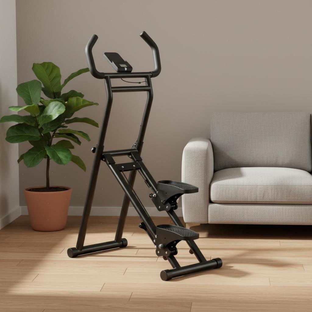 Adjustable Stepper Fitness Trainer Home Stair Climber Cardio Exercise Machine
