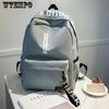 Waterproof Solid Color Schoolbag Backpack Student Backpack Schoolbag Backpack Single-piece Handbag