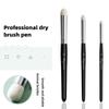 3/6pcs Dry Brush Painting Goat Hair Professional Miniature Paint Brush Set for Art Acrylic Watercolor Micro Detailing Drybrush