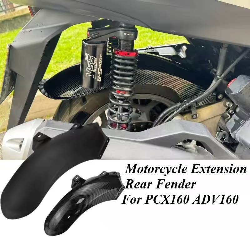 For Honda PCX160 ADV160 Motorcycle Mudguard Rear Fender Extension Splash Pad Bracket Accessories