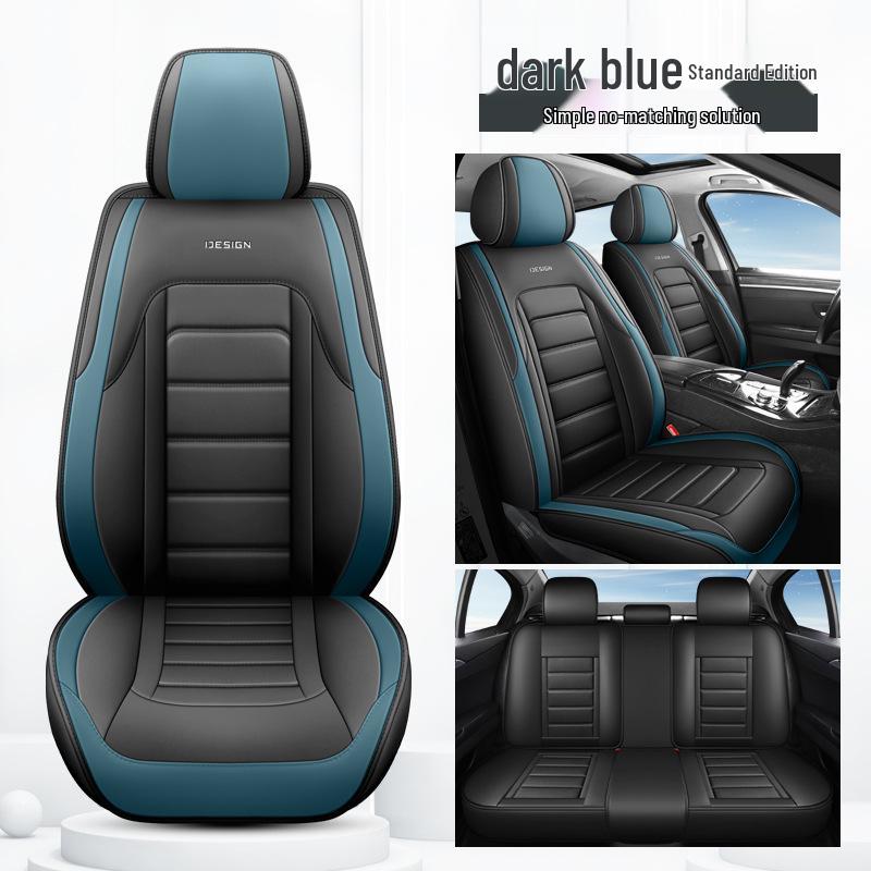 All-Season Leather Car Seat Covers & Cushions with Full Coverage