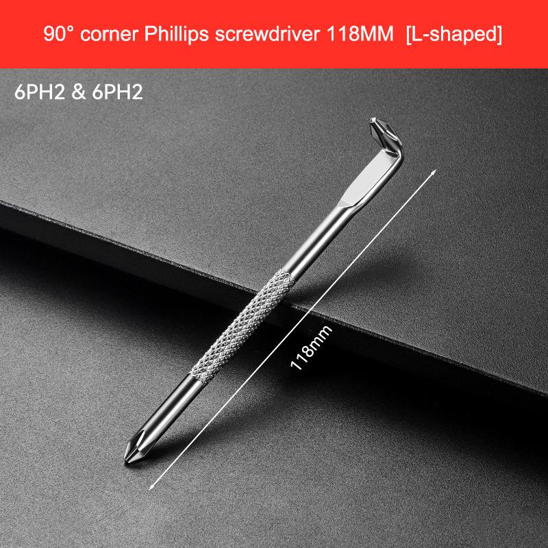 L/S-Shaped Double Head Screwdriver, High Torque Mini Small Cross Screwdriver, High Hardness Double Head Screwdriver