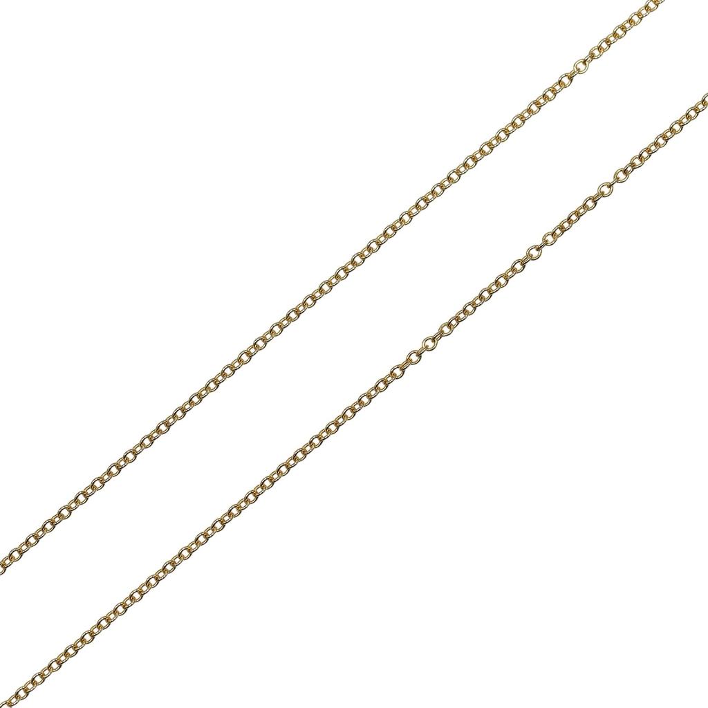 TIFFANY&Co. Return to TIFFANY & Co. Heart tag Necklace K18 yellow gold 5.6g Women Used