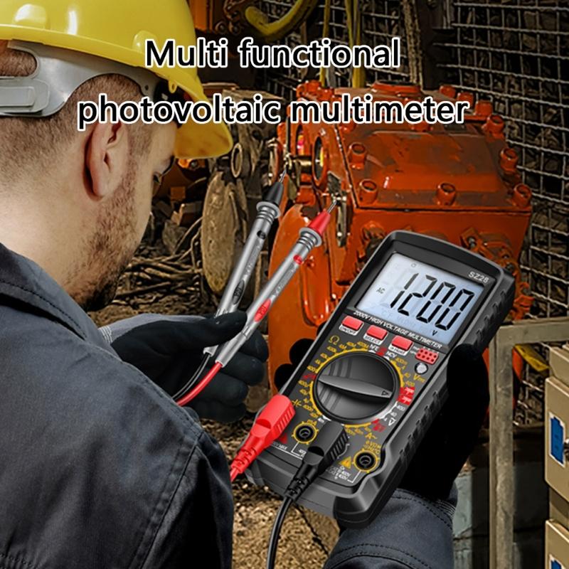 High Accuracy Digital Multimeter 2000V Automotive Tool For Automotive Repair With Backlit Screen And Accurate Readings