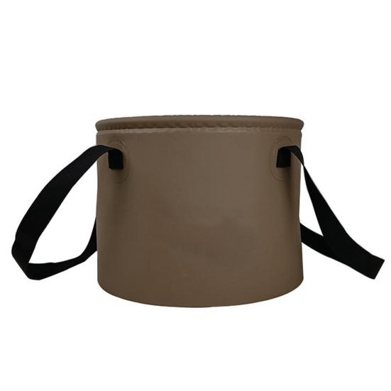 12/20L Foldable Water Bucket with Portable Handle Waterproof Multifunctional Car Washing Outdoor Camping Fishing Collapsible Water Storage Pail