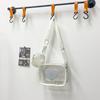 Pvc Transparent Small Square Bag With Zipper Closure For Casual Summer Fashion
