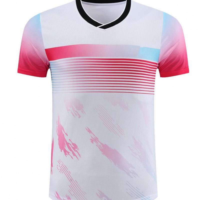 Mens Womens Quick-Dry Tennis Badminton Sport T-Shirt Breathable Training Competition Shirt Custom Print