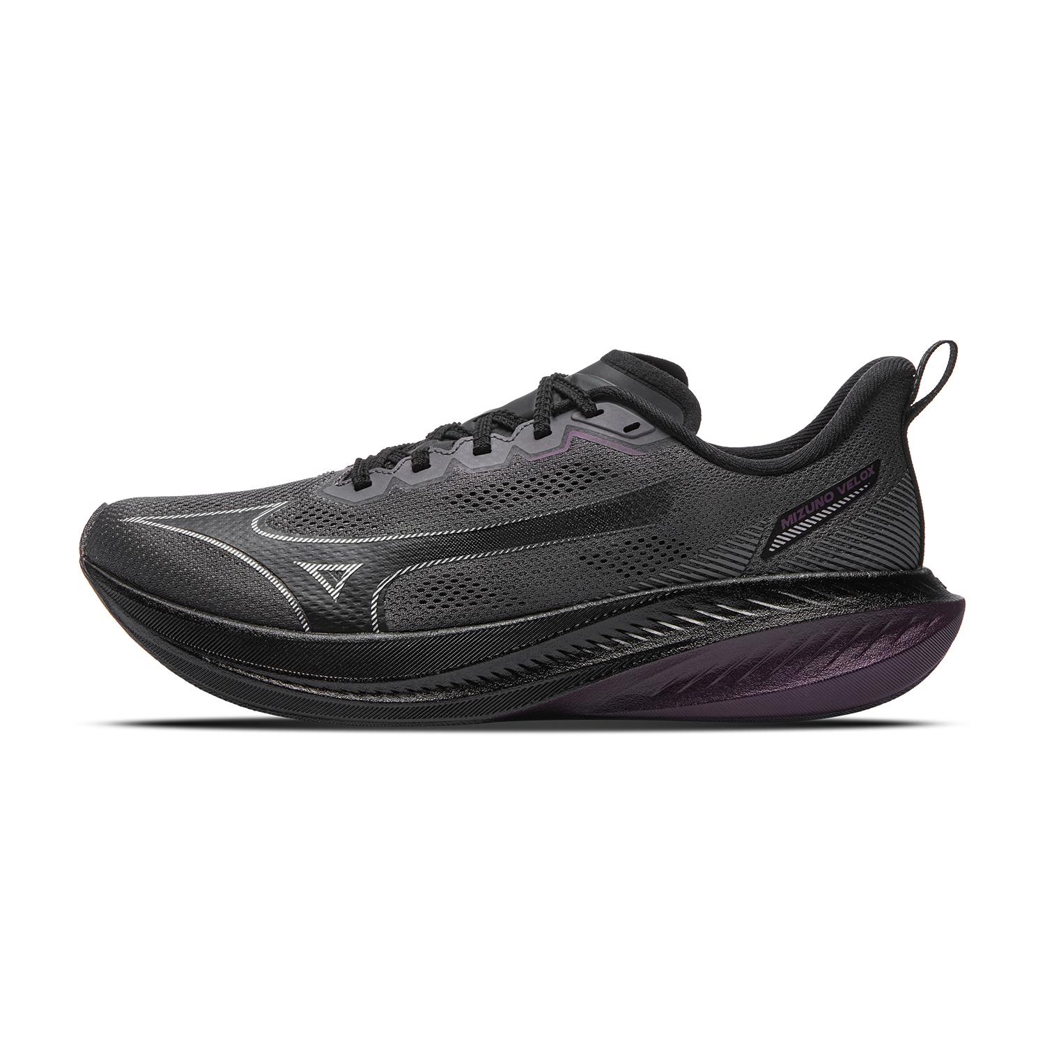 Mizuno Velox Unisex Low Top Reflective Professional Running Shoes Thunderstorm Grey D1GH260202 42.5