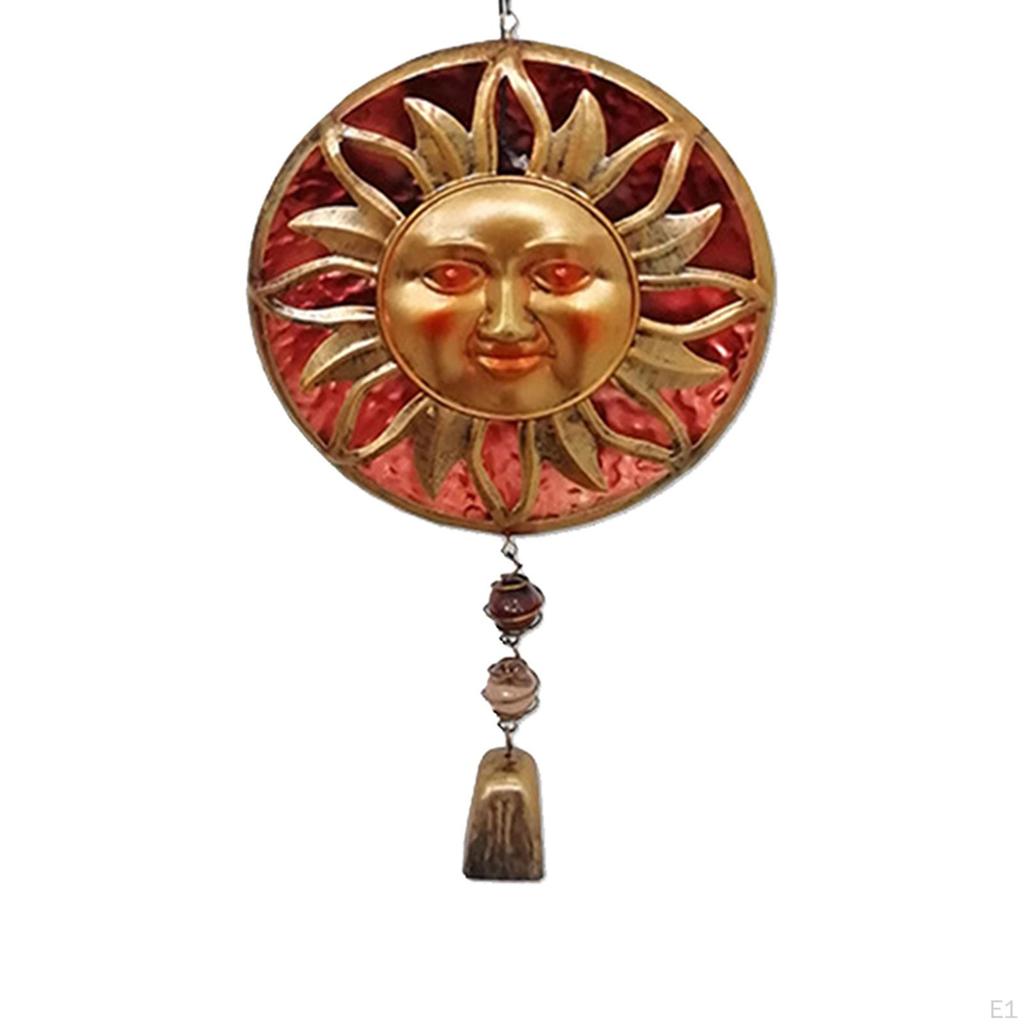 Decorative Rustic Metal Chime Bell Wind Wall Yard Walkway Ornament