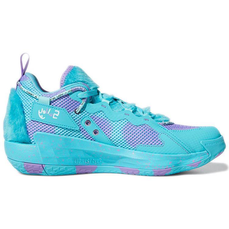 Monsters Inc. x adidas Dame 7 EXTPLY Sulley Herrsneakers Blue Pulse-Aqua Sonic-Fuchsia GX3442