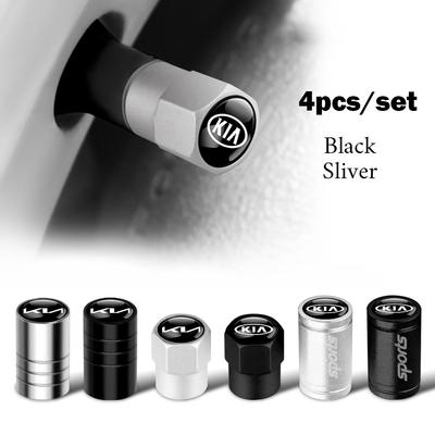 3D Metalen Auto Wielen Banden Ventieldopjes Stuurpen Covers Accessoires Voor K5 K2 K3 Ceed Sportage Rio 3 Proceed Sedona Forte Cerato Venga