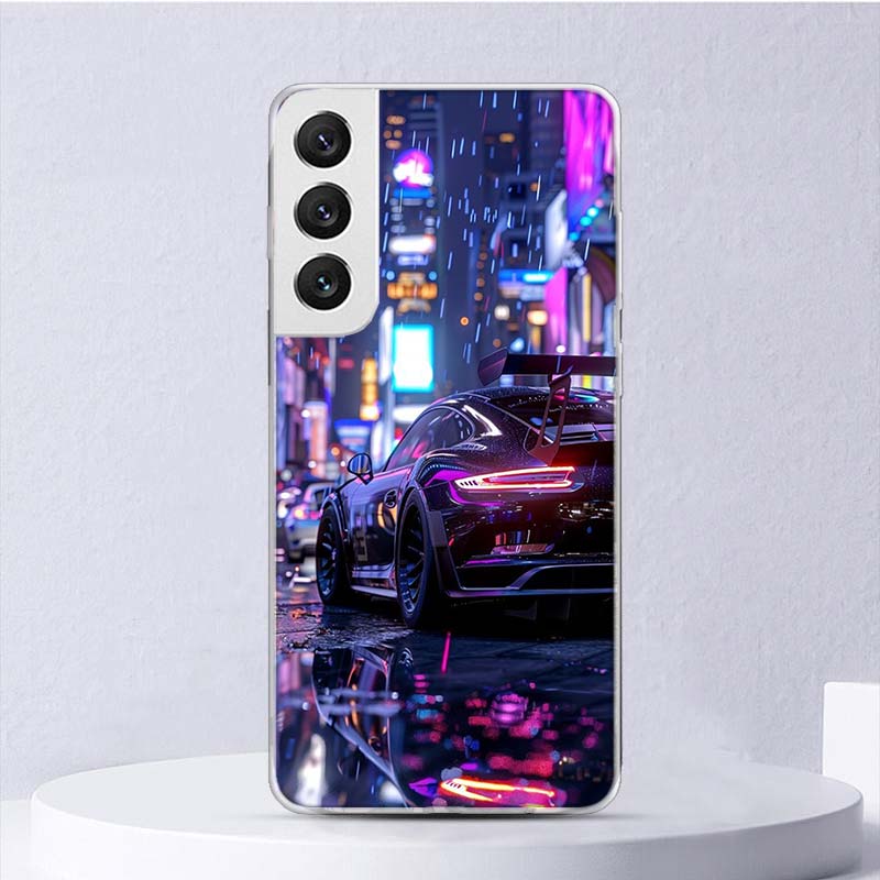 Cool Male Men Sports Cars Soft Case For Samsung Galaxy S25 S24 S23 S22 Ultra Phone Cover S21 S20 FE S10 Plus S10E S25U Funda Coq