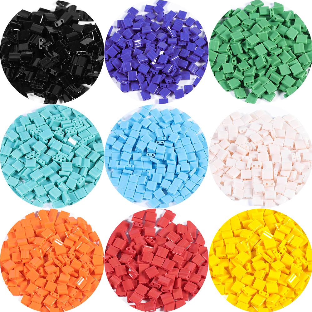 

20-Pack Square Crystal Glass Beads for DIY Jewelry 5mm x 5mm