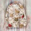 Christmas Sweatshirts For Women Knit Sweater Cute Shirt Fall Crewneck Pullover Tops