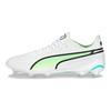 Puma King Ultimate FG AG Biela Elektrická Mäta Pánske Tenisky Čierna Rýchla Žltá 107097-03