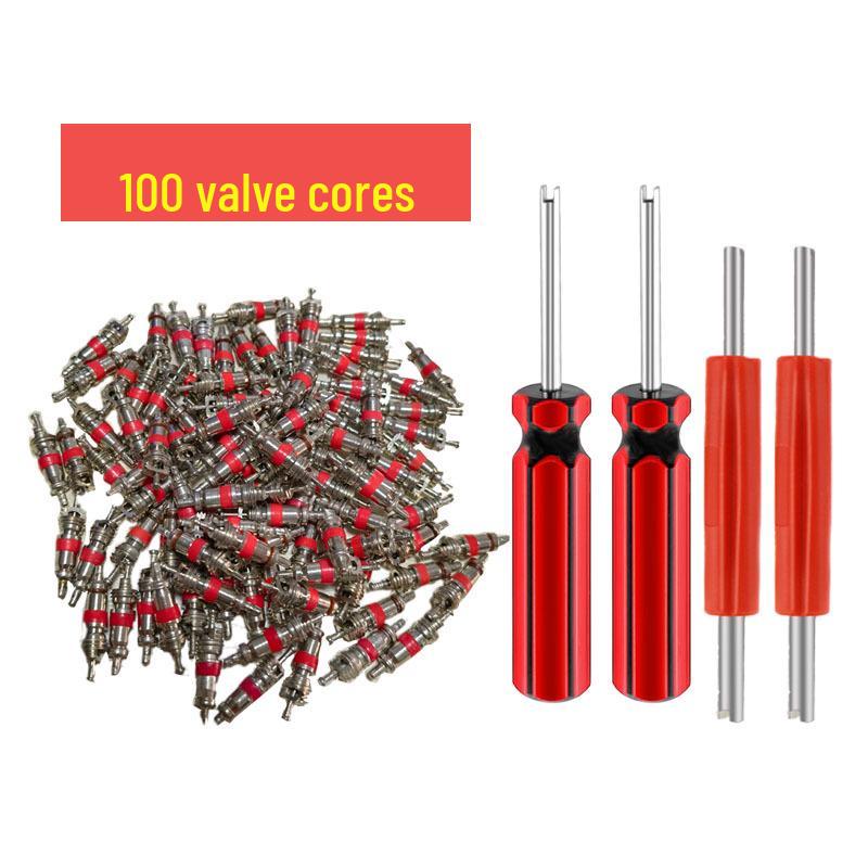 Sada nástrojů pro demontáž ventilových vložek pro elektromobily, jízdní kola a motocykly